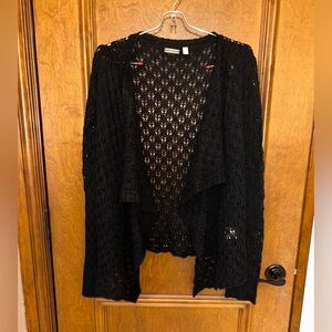 BB Dakota Black Knit Cardigan